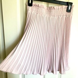 H&M Pleated Flowy Midi Skirt